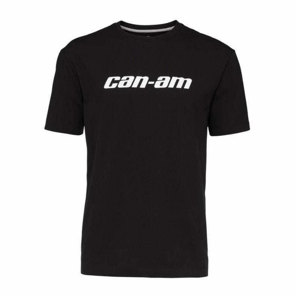 CAN-AM OEM Signature T-Shirt Black/White Mens MEDIUM Apparel 454430