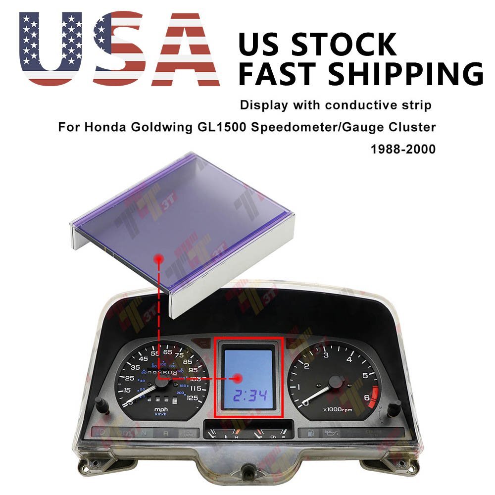 LCD Display for Honda Goldwing GL1500 Gauge Cluster 1988-2000 US Stock