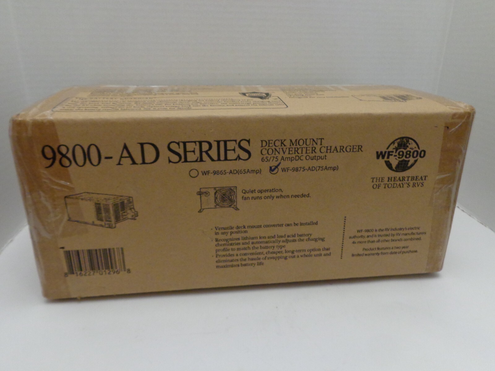 WF-9875-AD 9800-AD Series Deck Mount Converter Charger, 65/75 Amp DC Output New WF-9875-AD 9800-AD Series Deck Mount Converter Charger, 65/75 Amp DC Output New