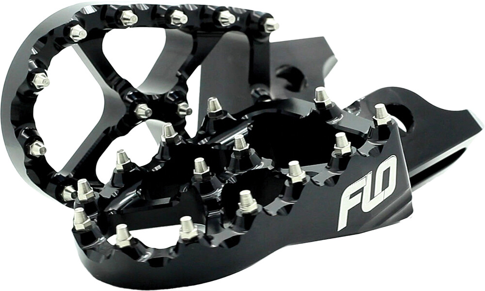 FLO MOTORSPORTS - Pro Series Foot Pegs Black | FPEG-795-4BLK FLO MOTORSPORTS - Pro Series Foot Pegs Black | FPEG-795-4BLK