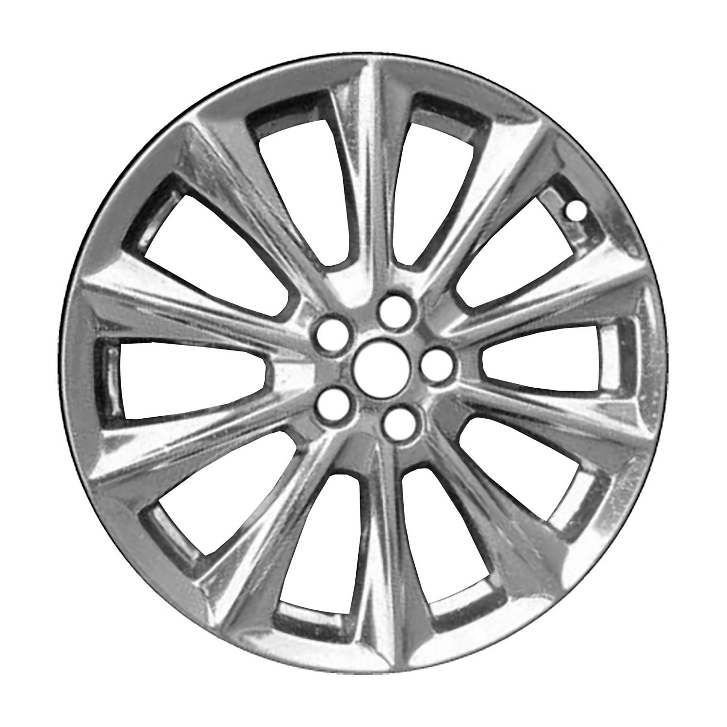 Refurbished Metallic Polished Aluminum Wheel 20 x 8.5