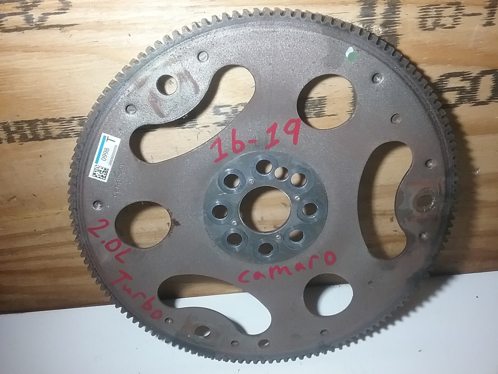 2016-2019 Chevy Camaro 2.0L Flywheel Flexplate 12630998 (Turbo) M96