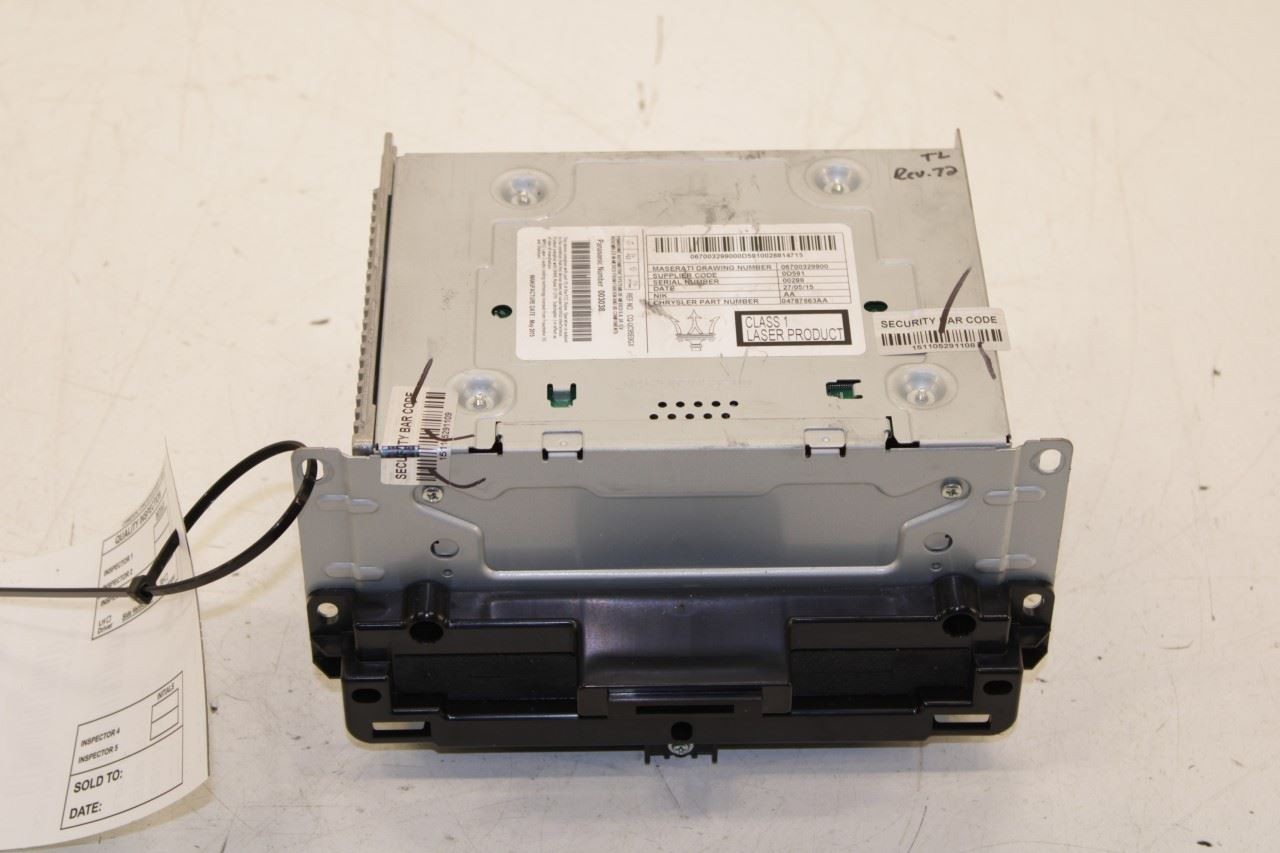 2014-16 Maserati Ghibli S Q4 Panasonic Navigation Audio Radio Receiver 670032990