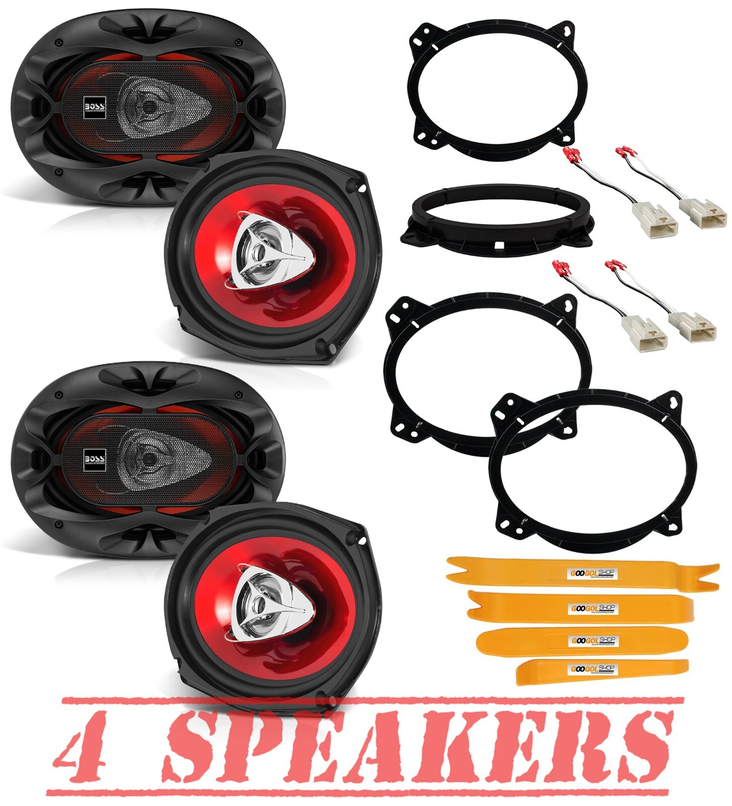 BOSS 350W 2 Way 6x9\