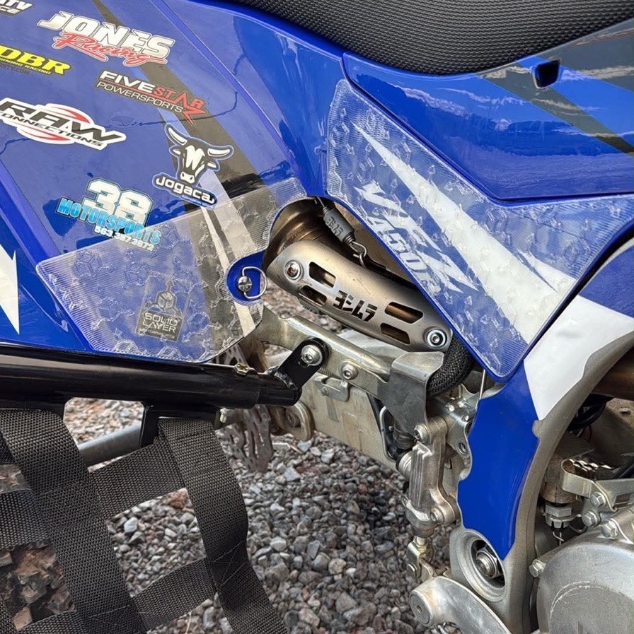 14-26 Yamaha YFZ450R Gripper Pads (CLEAR)