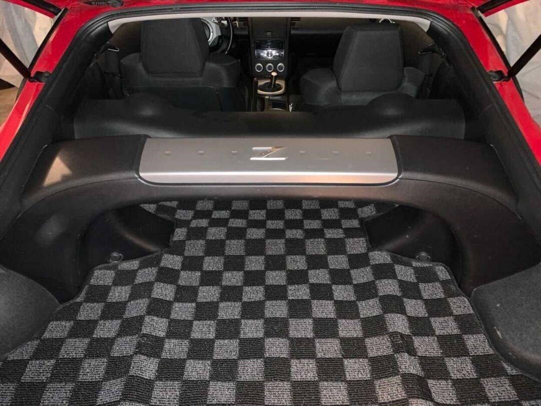 P2M for Nissan 350Z 2003-08 Z33 Coupe Dark Grey Race Trunk Floor Mat Fairlady