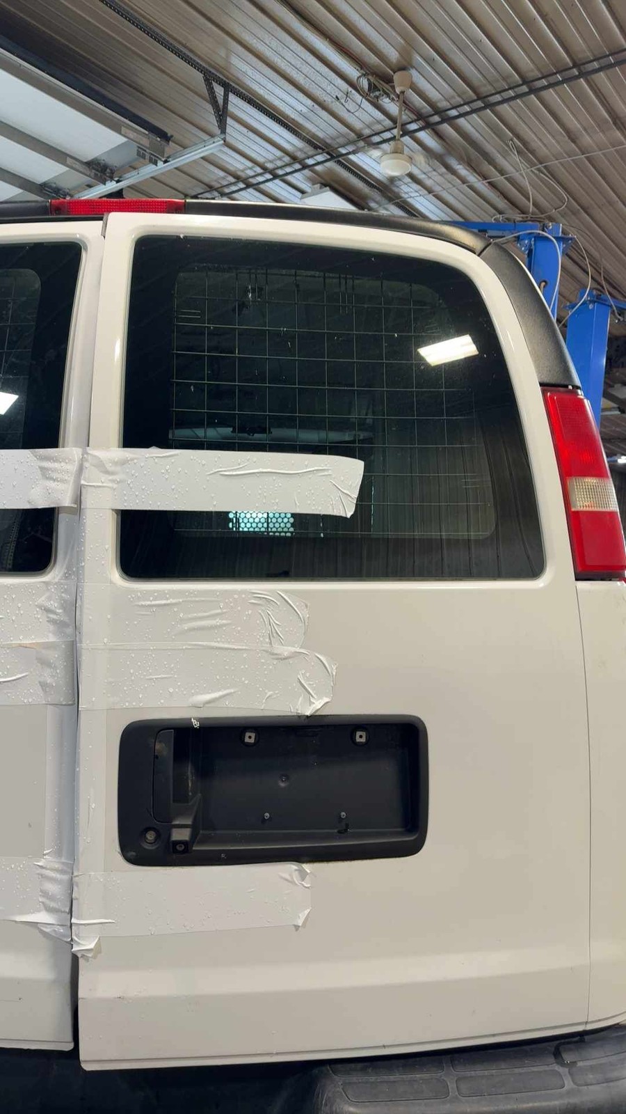 Used Right Rear Cargo Door Assembly Back fits: 2016 Chevrolet Express 2500 van w