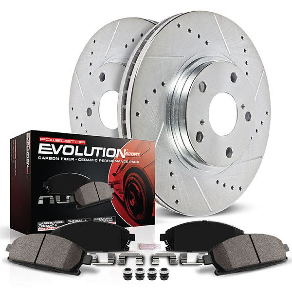 Power Stop Brake Kit For Nissan Pathfinder 2013-2019 Rear Evolution Sport