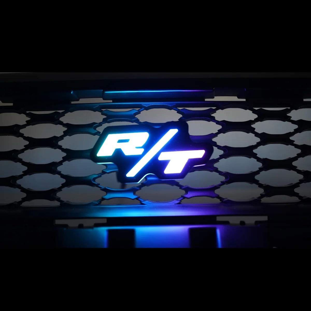 R/T LED EMBLEM BADGE: (MultiColor/RGB Flux )