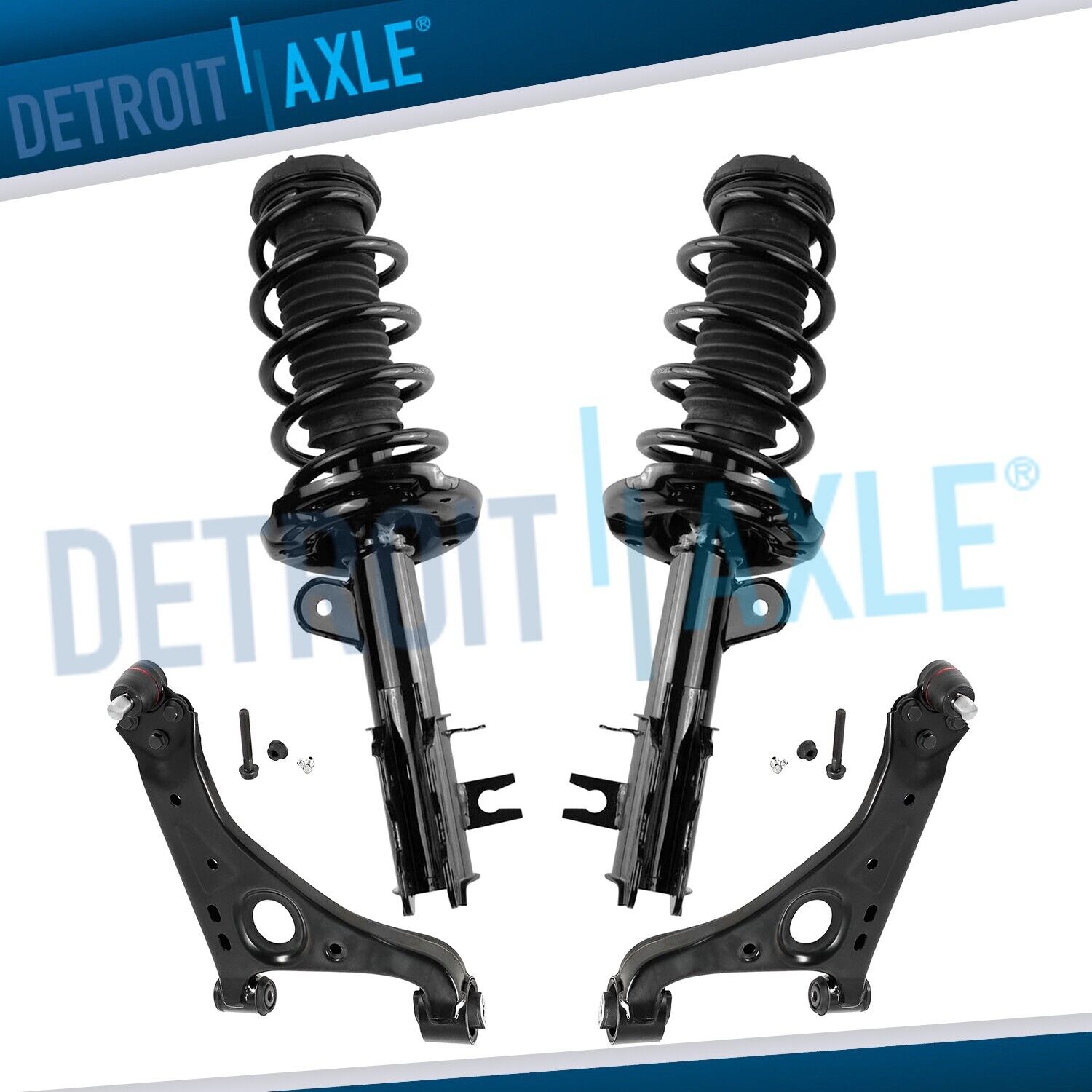 FWD Front Struts Springs Lower Control Arms for 2013-22 Chevy Trax Buick Encore