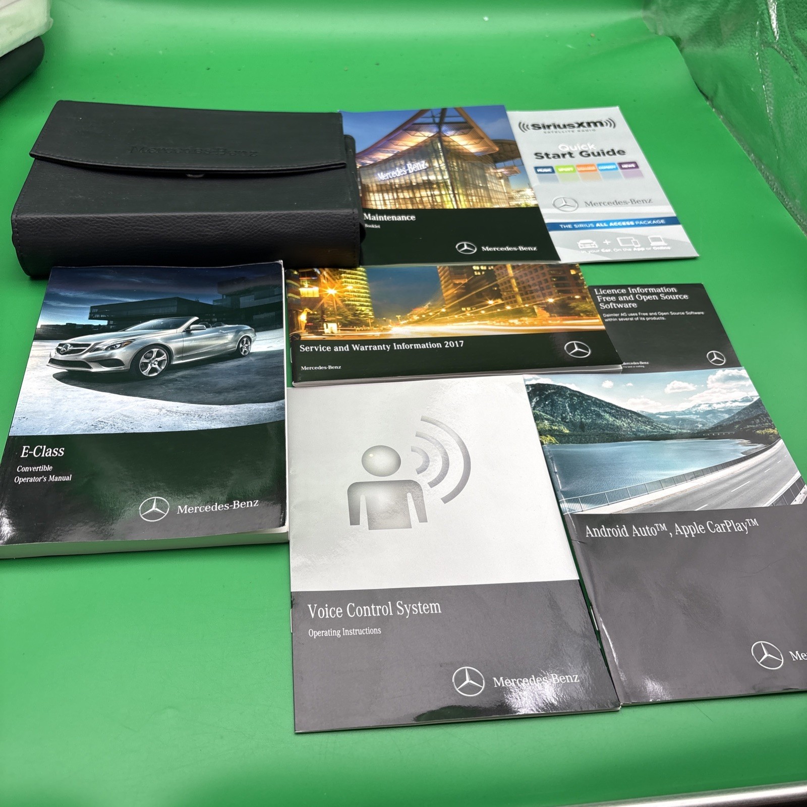 2017 MERCEDES E CLASS 400 550 E400 E550 CABRIOLET OWNERS MANUAL CONVERTIBLE