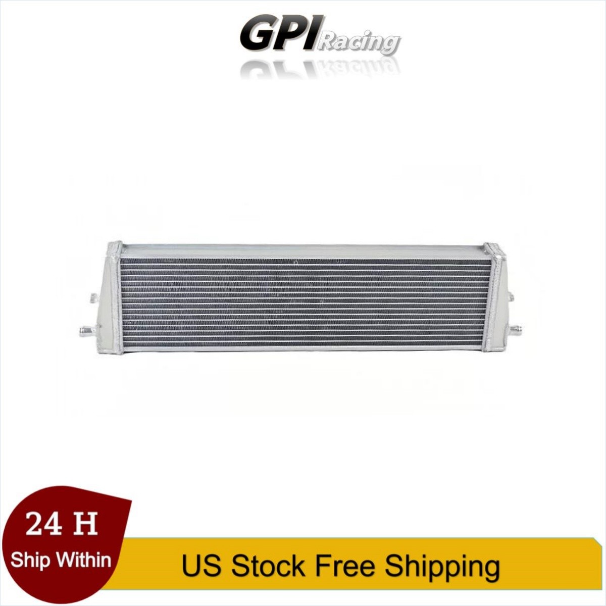 Aluminum Universal Single Pass Air-Water Heat Exchanger Overallsize 30\