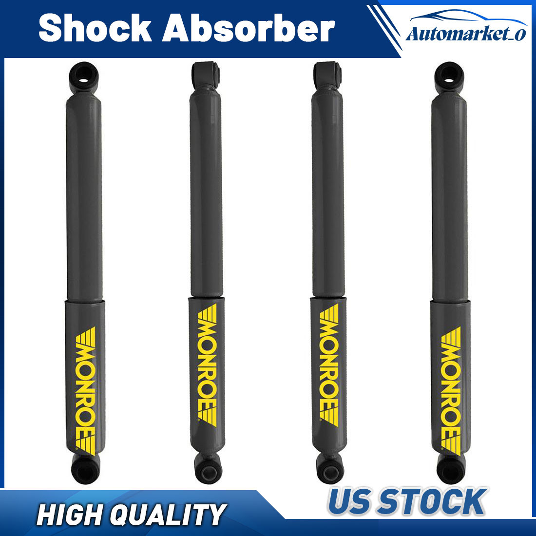 Front Rear Shock Absorbers for 1981 1982 1983 International Harvester 5070