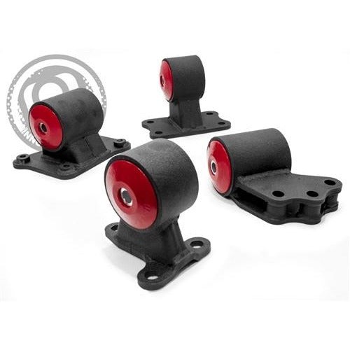 Innovative for 91-99 Mitsubishi 3000GT / GTO 6G72 Black Steel Mounts 95A
