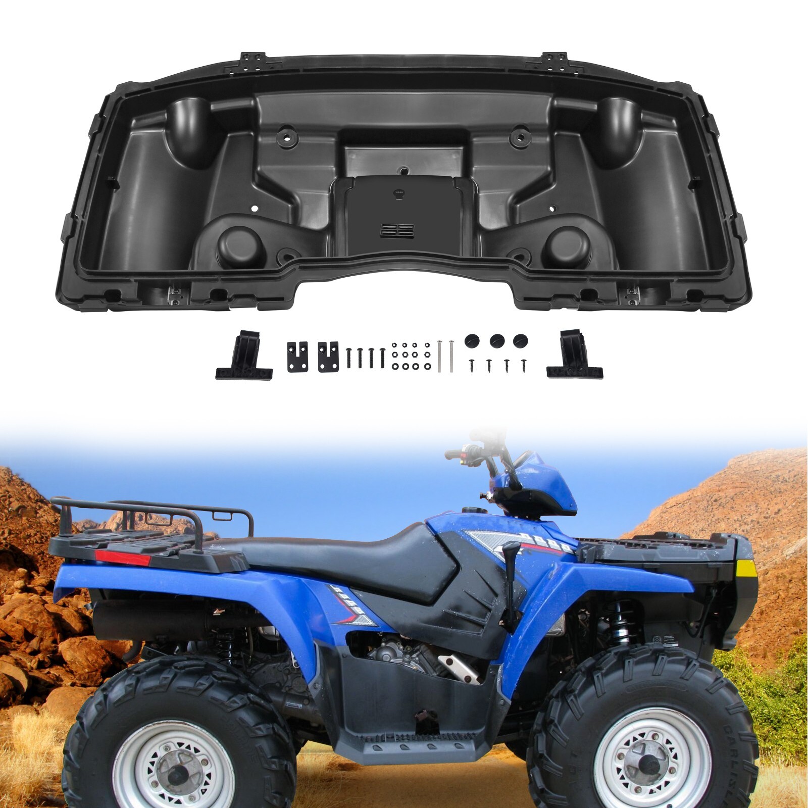 Front Lower Storage Box For 2005-2010 Polaris Sportsman 400 450 500 #2203484