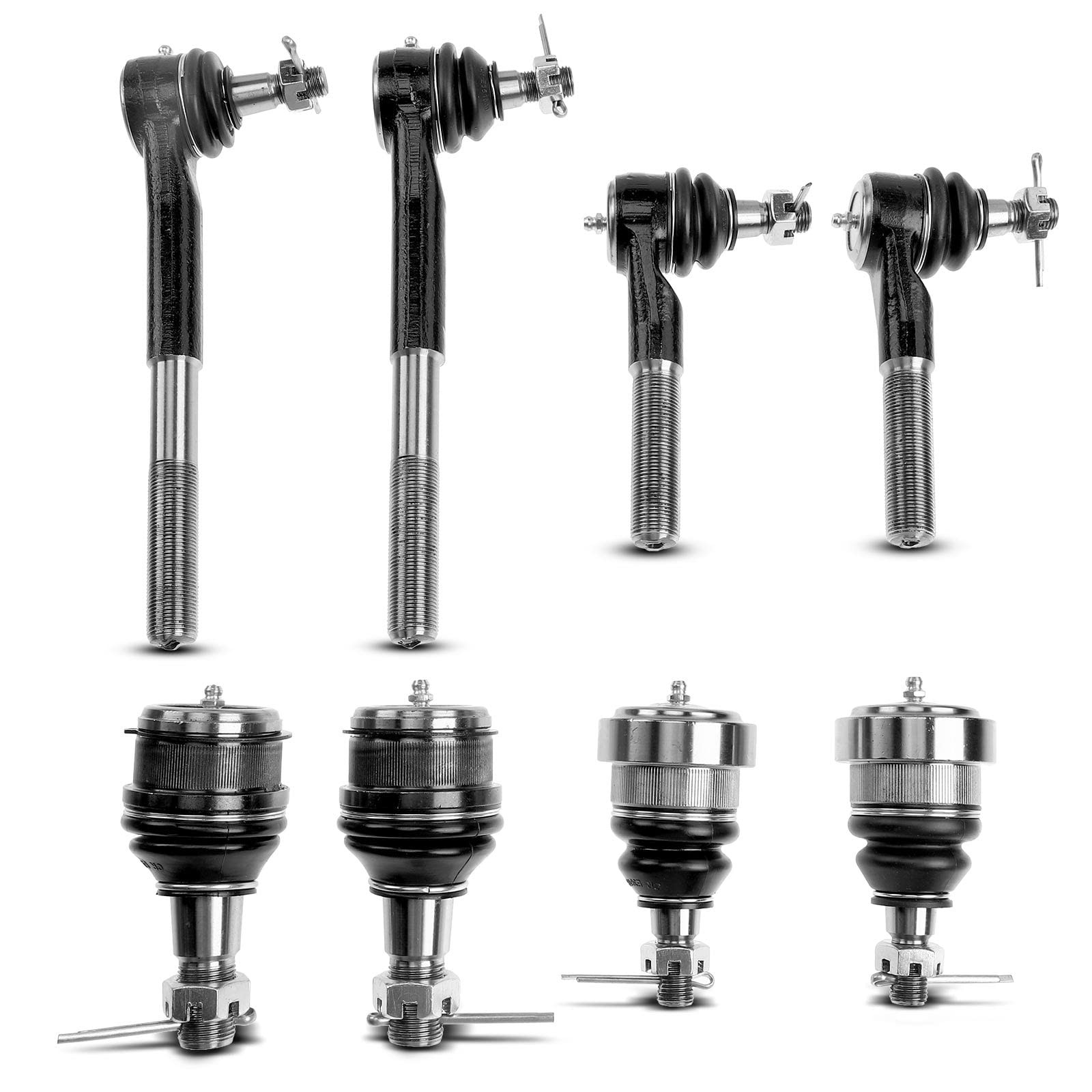 A-Premium 8Pcs Suspension Kit, Front Upper Lower Ball Joint