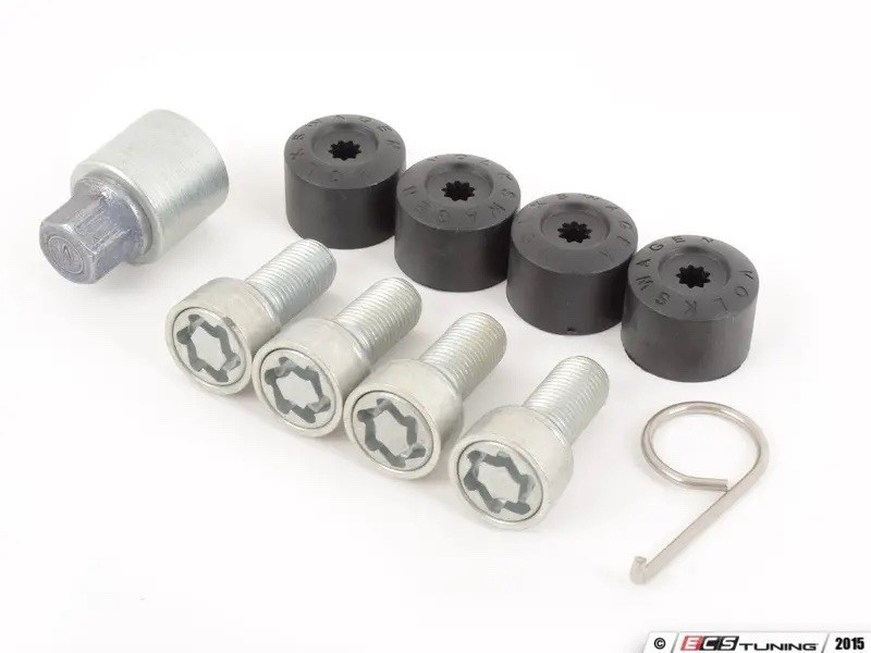 Genuine Volkswagen Lockable Wheel Bolt Set Genuine Volkswagen Lockable Wheel Bolt Set