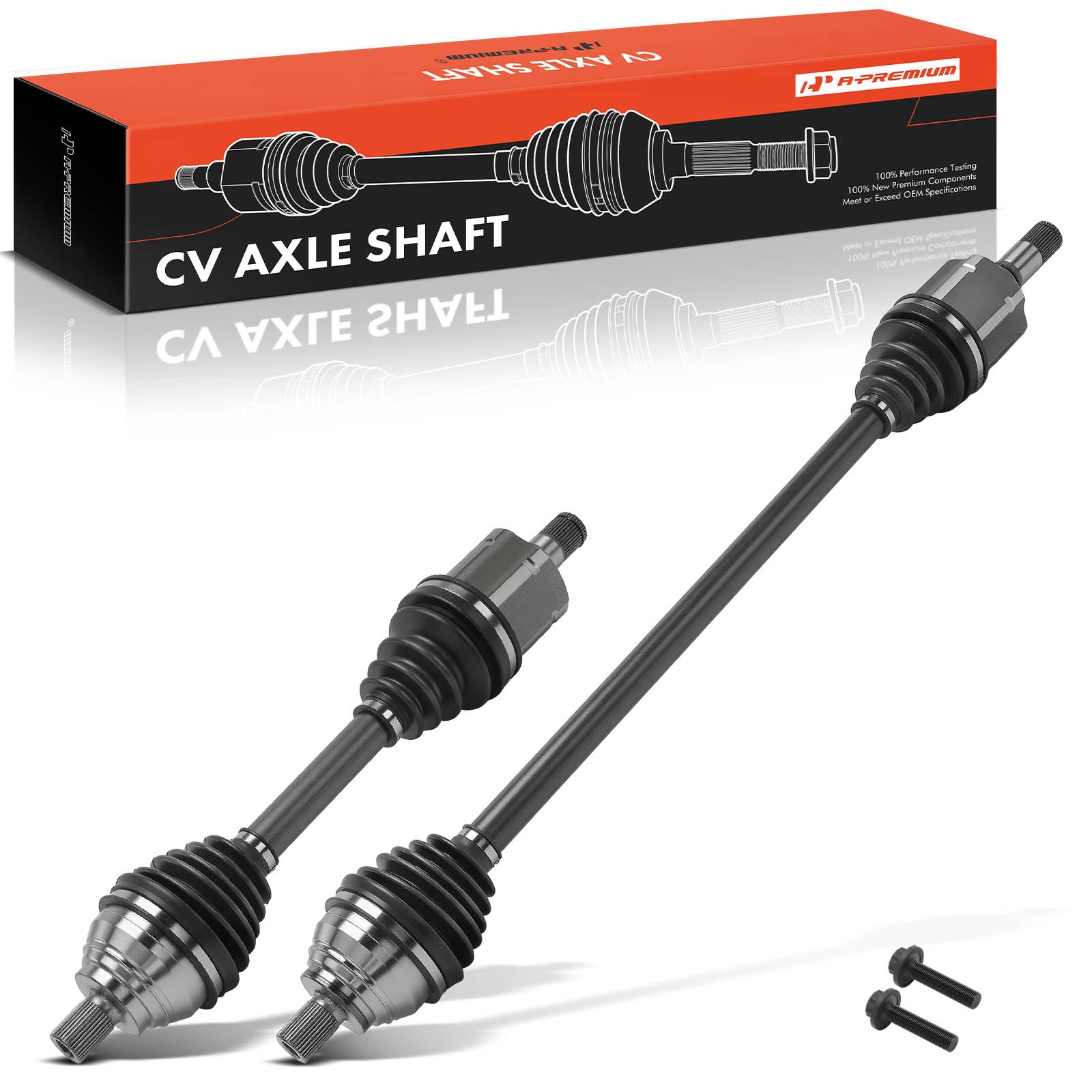 A-Premium Pair Front CV Axle Assembly for Volkswagen Tiguan 2018-2024 2.0L FWD