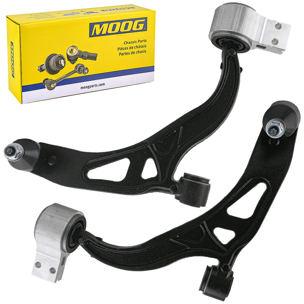 MOOG Pair Front Lower Control Arms w/Ball Joints for 2011-2019 Ford Explorer