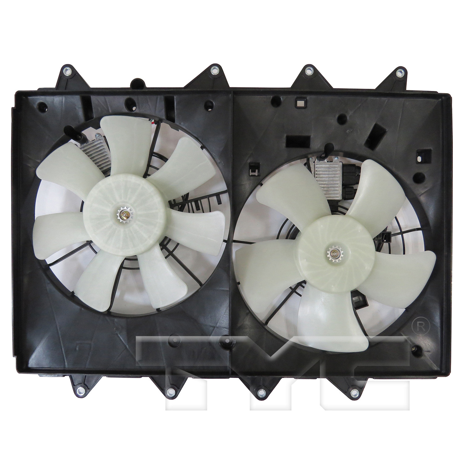 Radiator & Condenser Cooling Fan Assembly for 07-15 Mazda CX-9
