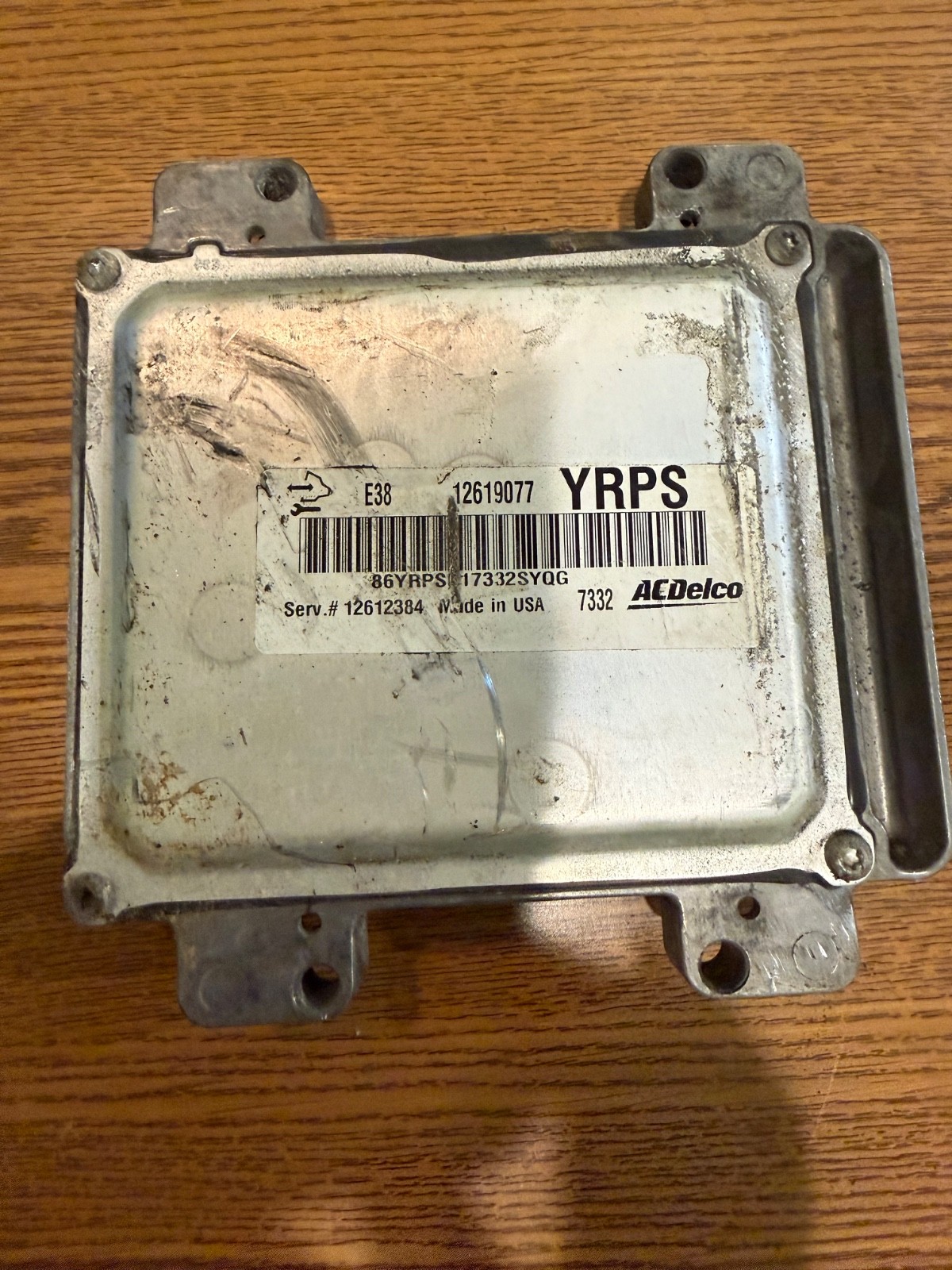 OEM 2008 Chevrolet Silverado Corvette Impala ECM Engine Computer | 12612384