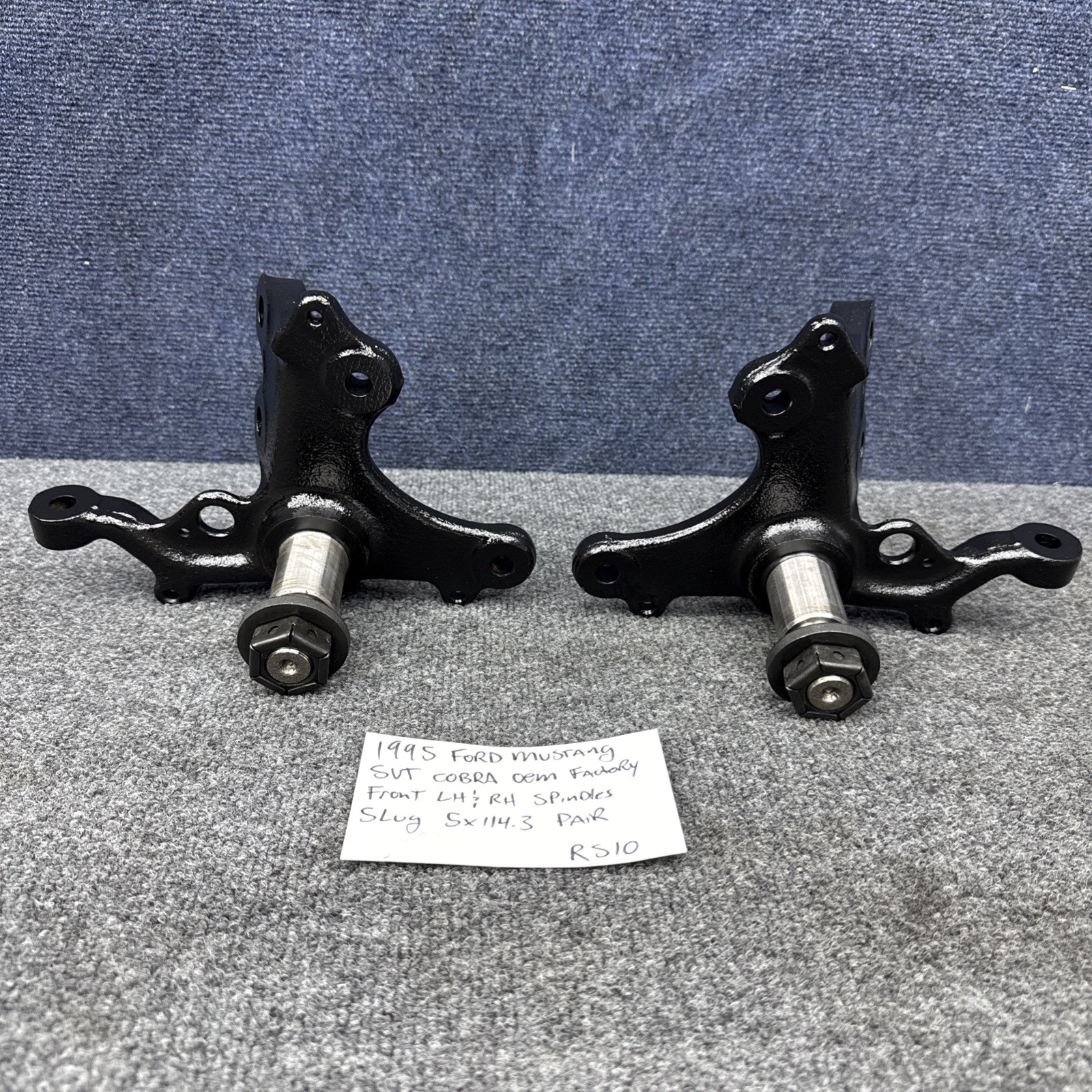 SN95 Ford Mustang 1994 1995 94 95 GT Cobra 79-93 Fox Body LX 5 Lug Spindles SN95 Ford Mustang 1994 1995 94 95 GT Cobra 79-93 Fox Body LX 5 Lug Spindles