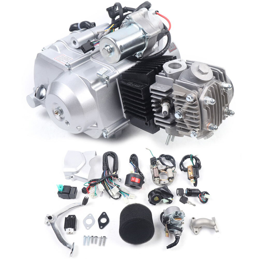 125cc 4 stroke ATV Engine Motor w/ Reverse Electric Start Semi Auto Go kart Quad