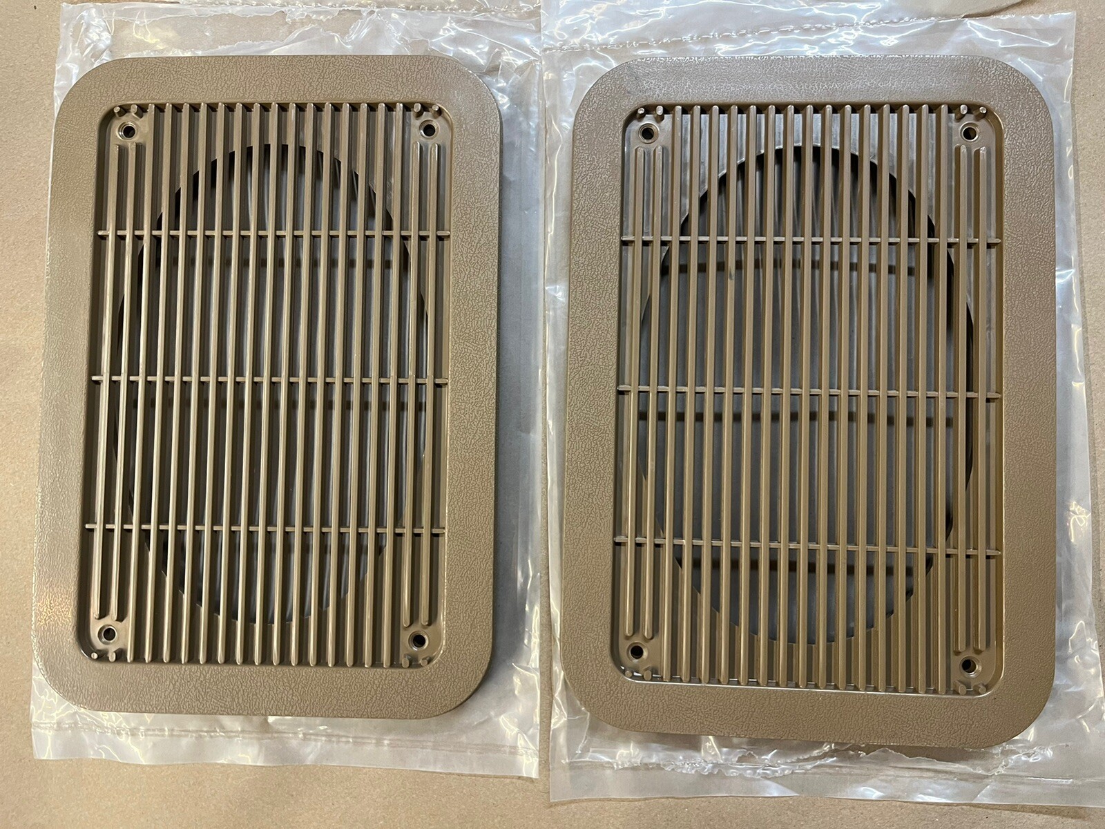 1980-1991 Ford Bronco rear Speaker Grills Tan 80-91