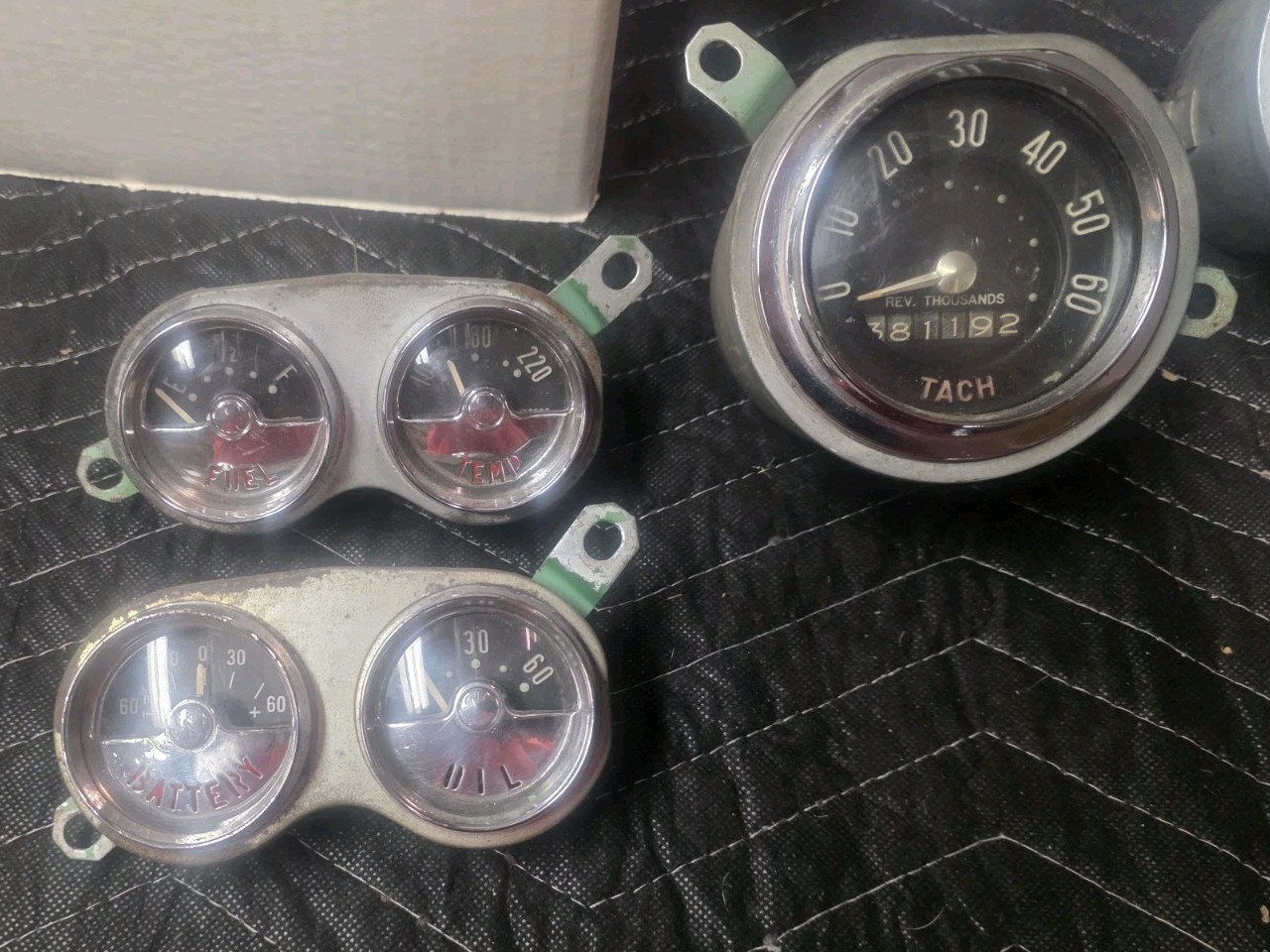Good Used 1953 thru 1960 C1 Corvette Tachometer And Gauges 
