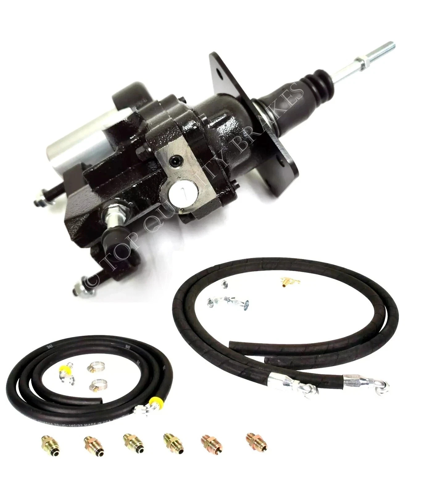 Universal Hydrobooster Hydraulic Brake Assist Power Booster Hoses Chevy Hydro