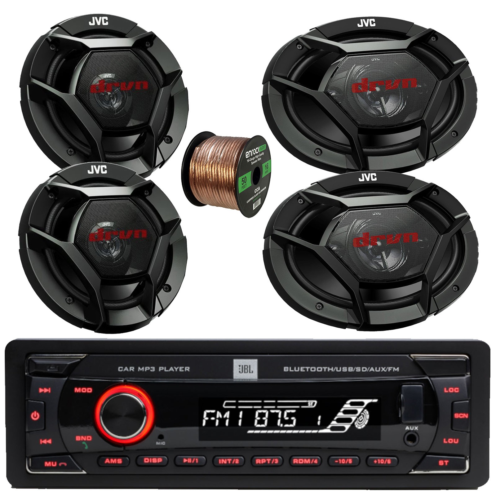 JBL Celebrity100 MP3 Receiver, 2x 6x9\