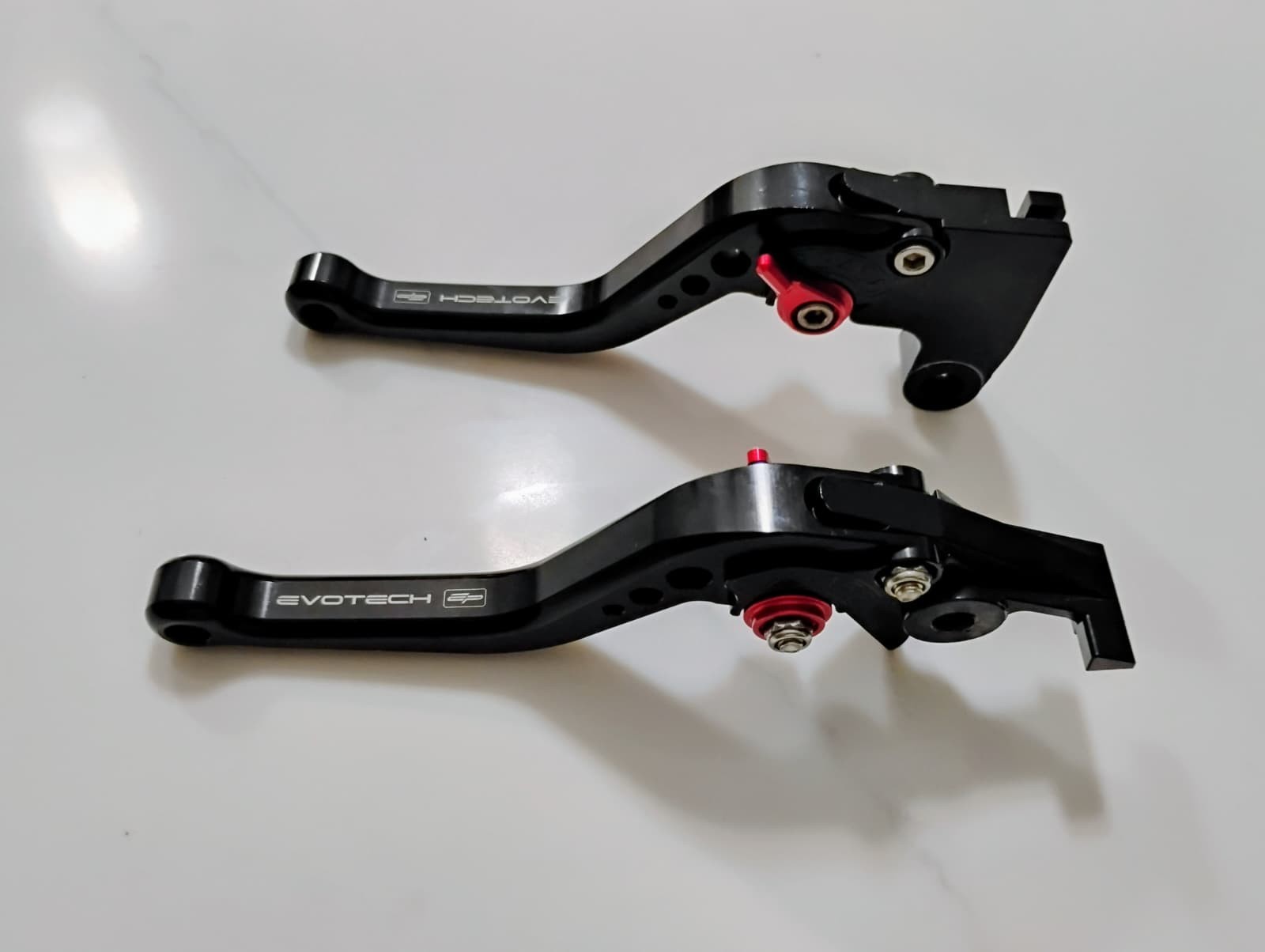 Folding Brake And Clutch Lever Set by Evotech Performance PART NUMBER: PRN002451 Folding Brake And Clutch Lever Set by Evotech Performance PART NUMBER: PRN002451