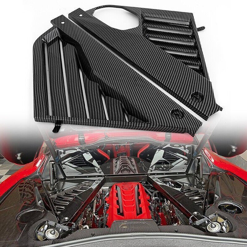 Carbon Fiber Engine Bay Panel Cover Factory Style 2020-2024 Corvette C8