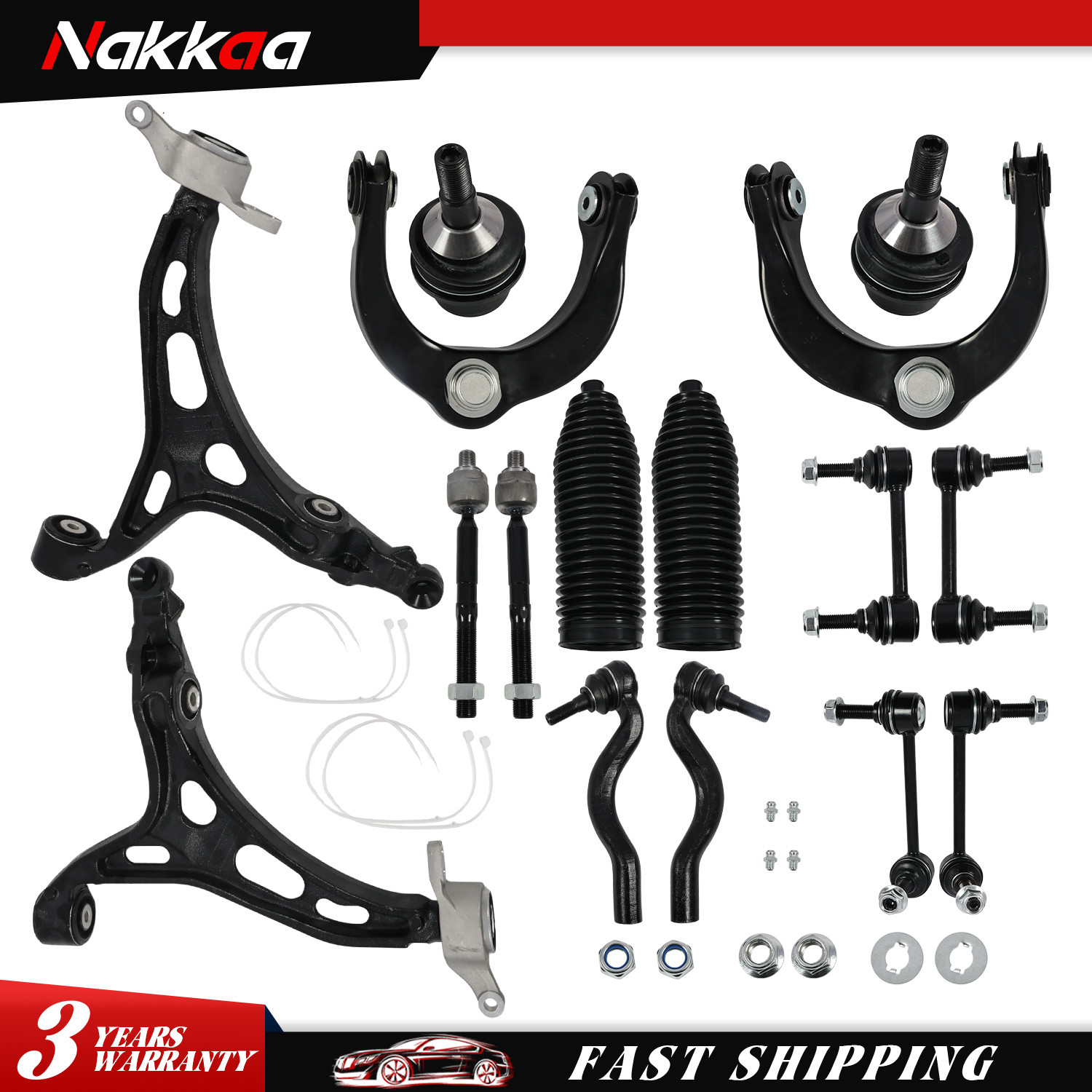 16pcs Front Control Arms Kit For 2011-2015 Jeep Grand Cherokee Dodge Durango