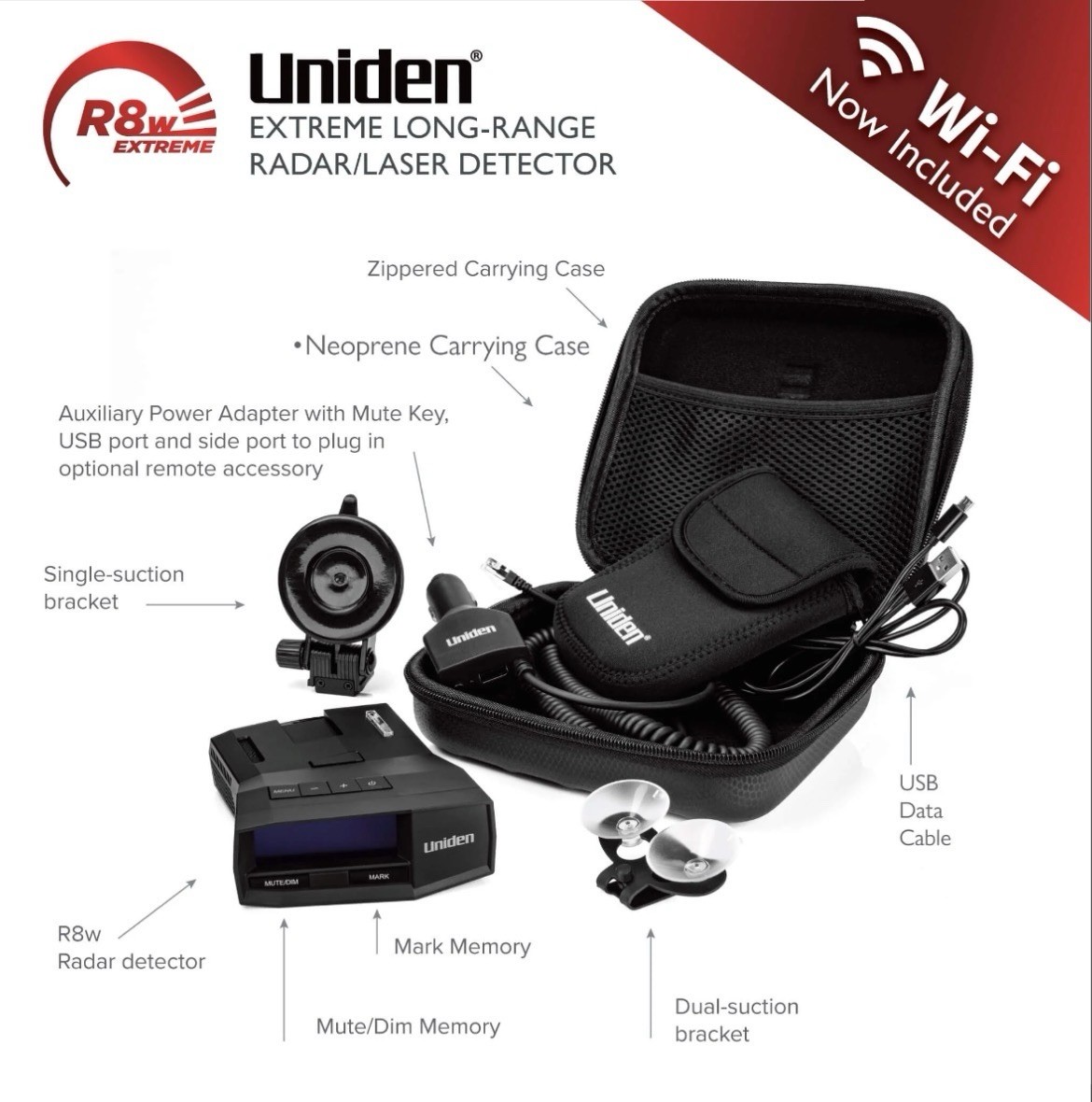 Uniden R8w Extreme Long Range Radar/Laser Detector. Make an Offer Uniden R8w Extreme Long Range Radar/Laser Detector. Make an Offer