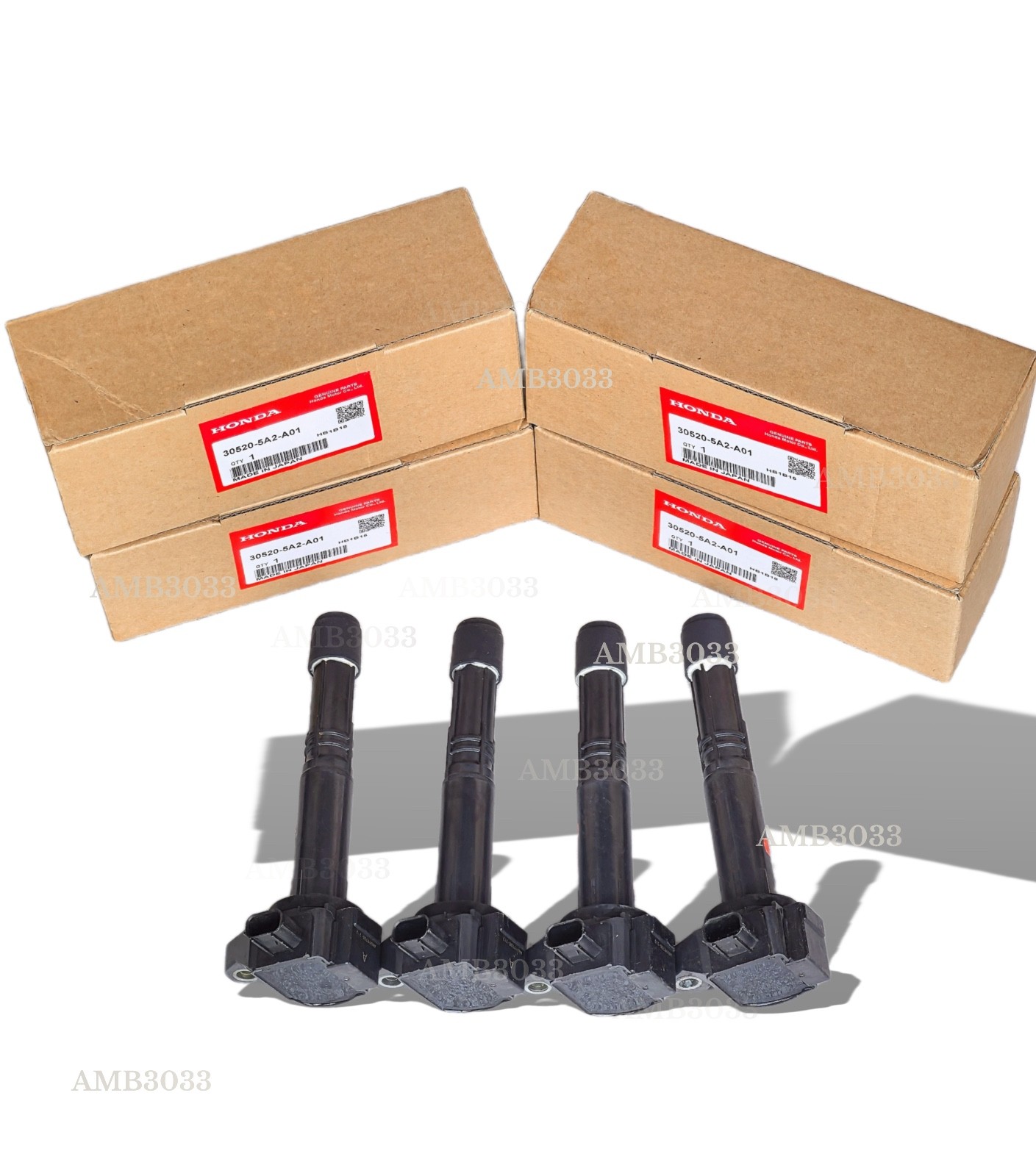 OEM 4X Ignition Coils For Honda Accord Acura ILX 2.4L UF712 30520-5A2-A01 US