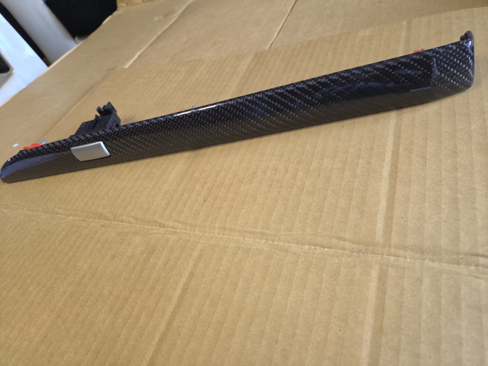 BMW E63 E64 M6 Factory Carbon Fiber Glove Box Dash Trim 2006-2010 OEM