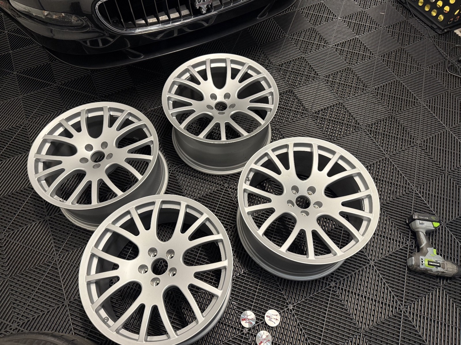 MASERATI 4200 CUSTOM DESIGNED GS WHEELS WITH CONCAVE COUPE SPYDER GRANSPORT