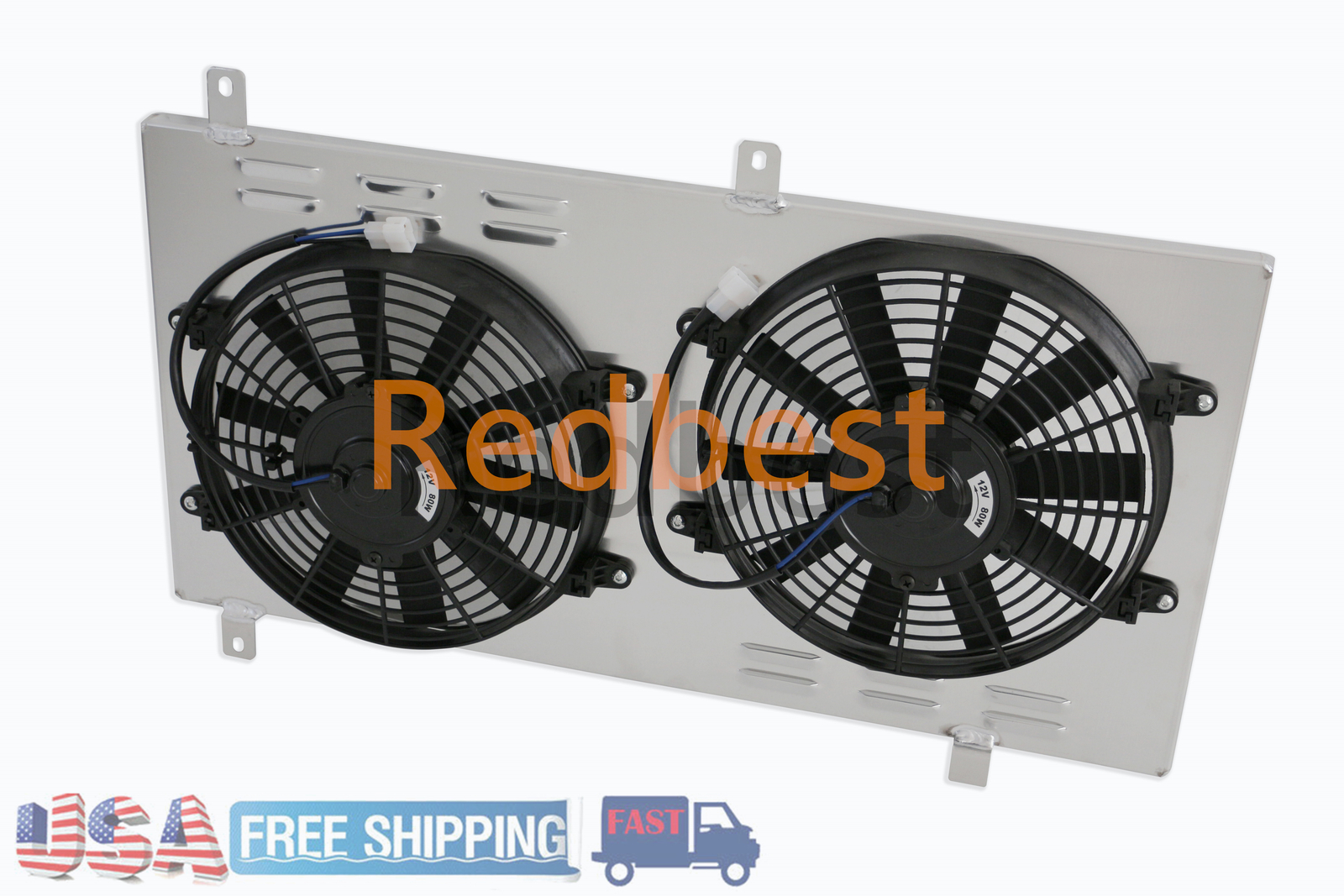 2051 Alu Radiator Shroud+Fan For 1997-2001 Honda CRV CR-V LX SE B20Z2 EX 2.0L L4