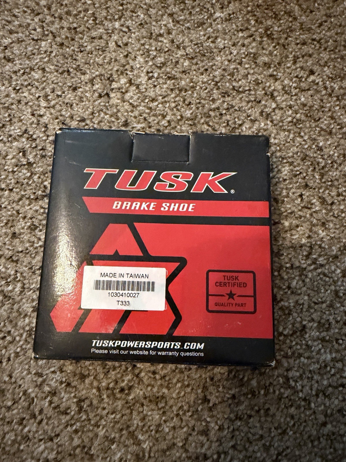 NEW Tusk Brake Shoes T333 #1030410027  Fast US Shipping