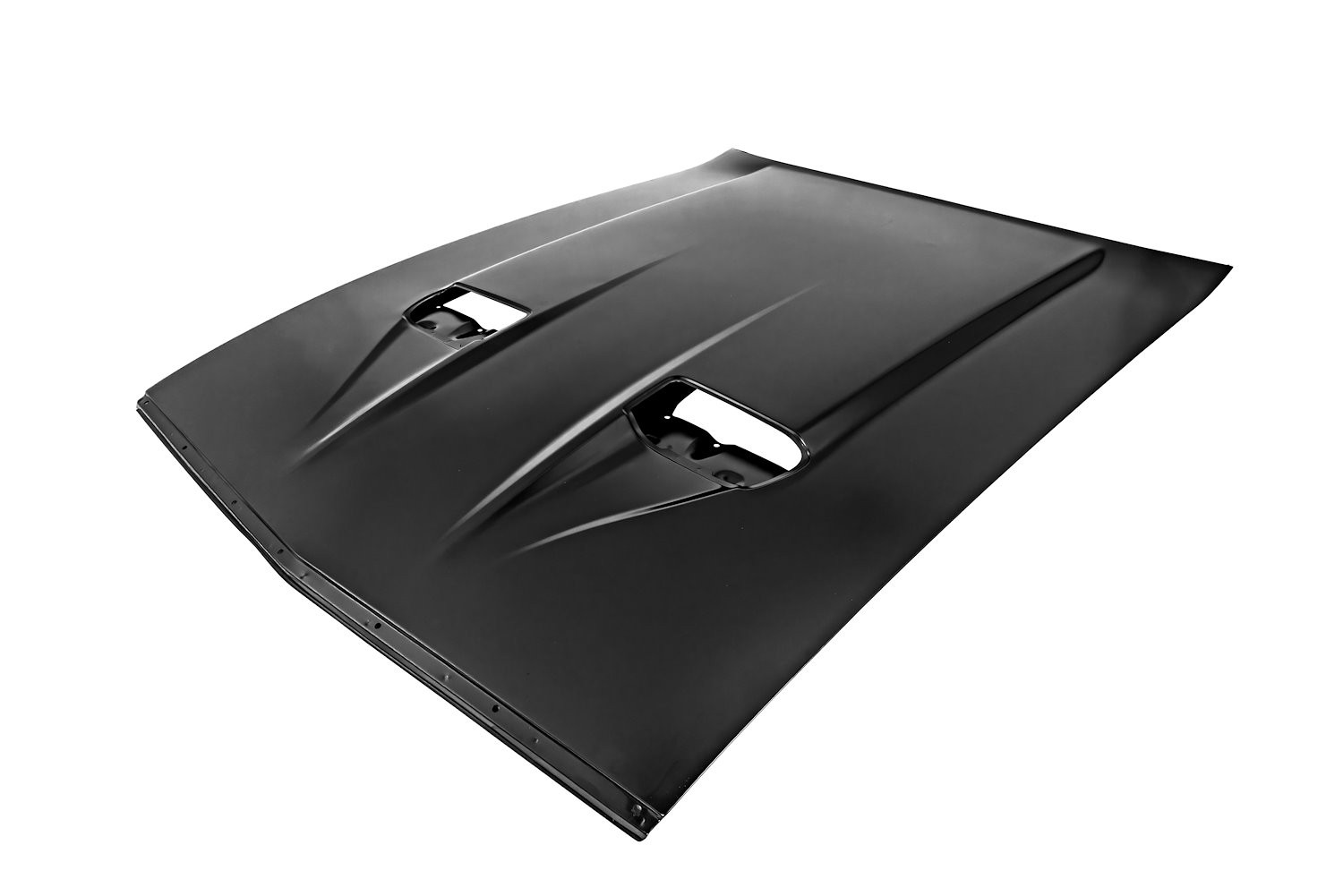JEGS OE-Style Hood for 1971-1973 Ford Mustang w/ Dual Scoop Cutouts [Steel]