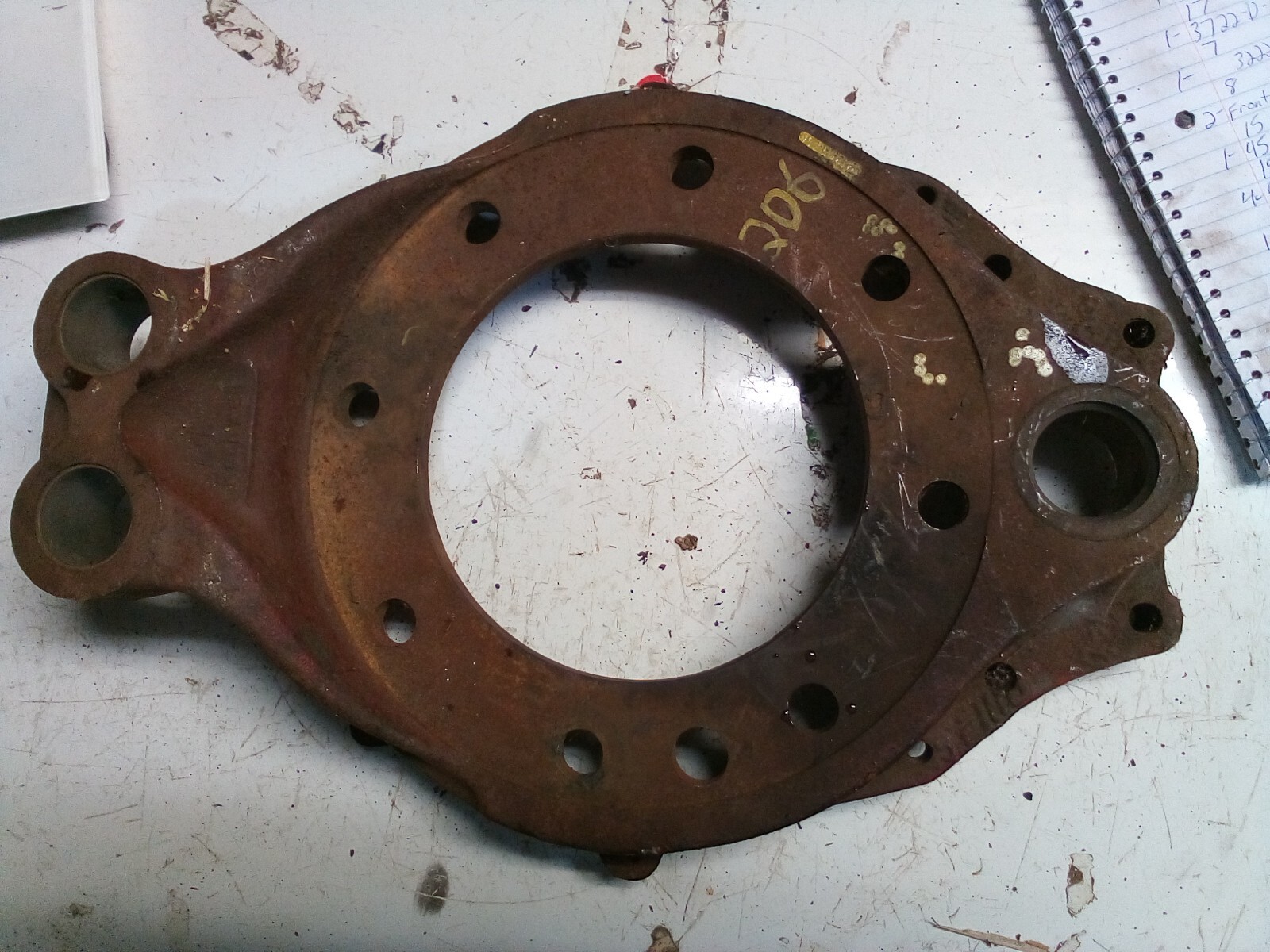 NOS A6-3211-E-2839 Rockwell Brake Spider for Mack Batco 2061