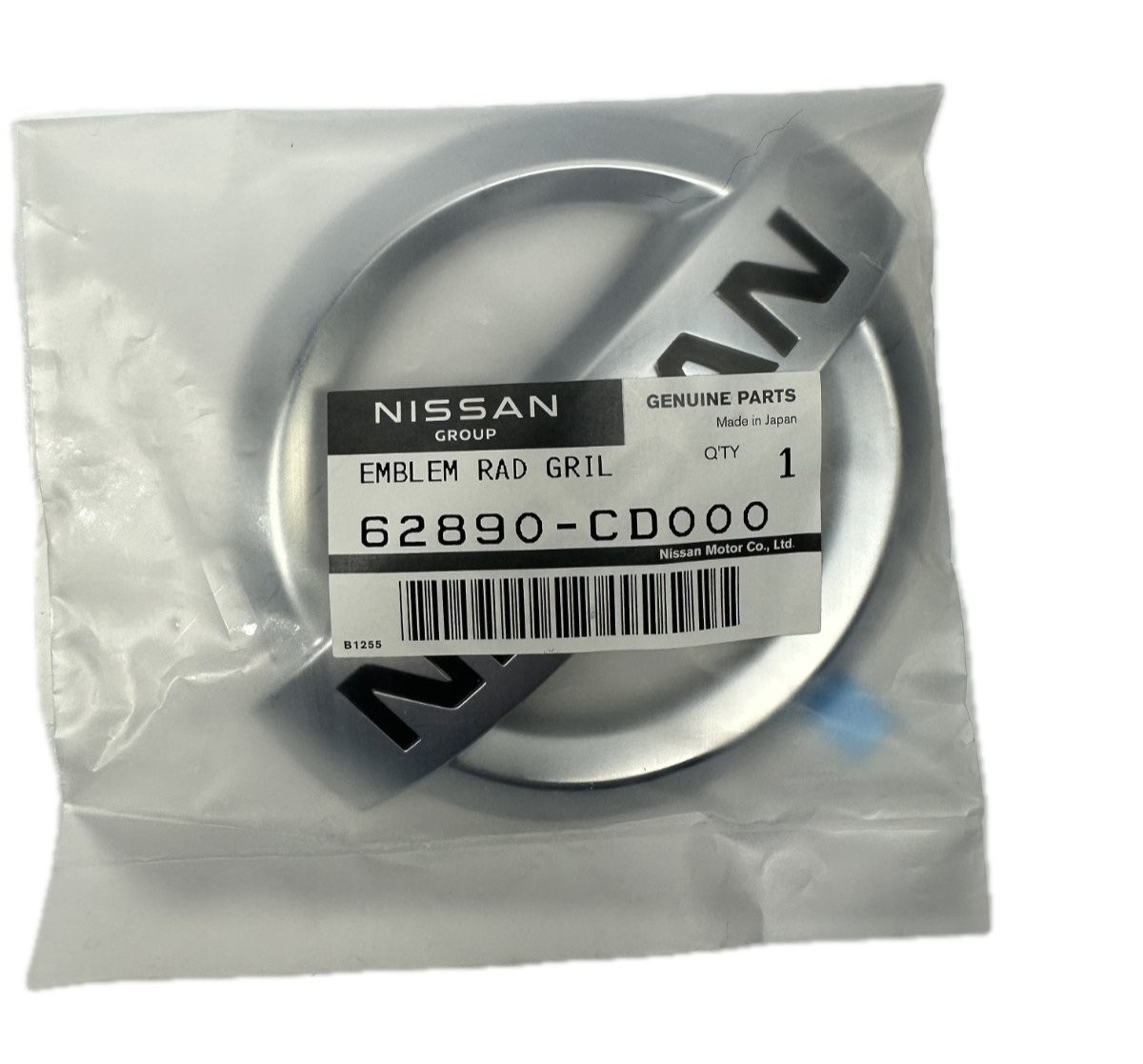 Genuine OEM Nissan 62890-CD000 Front Emblem