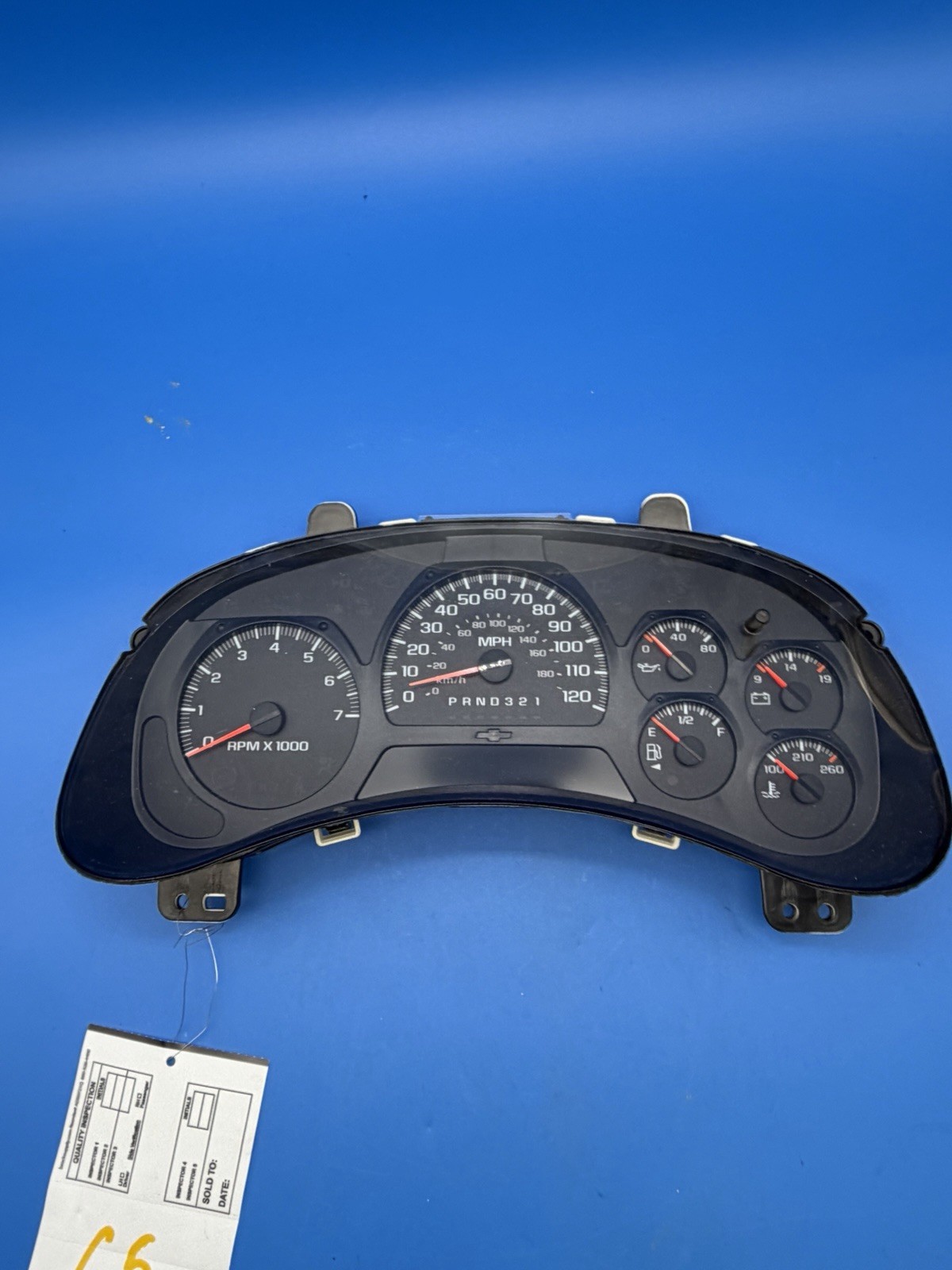 2006-2009 Chevrolet Trailblazer Speedometer Instrument Gauge Cluster 28007025