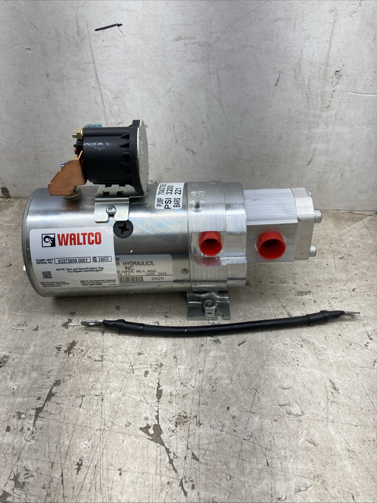 Waltco Secondary Pump 70427850 (New Old Stock) Waltco Secondary Pump 70427850 (New Old Stock)