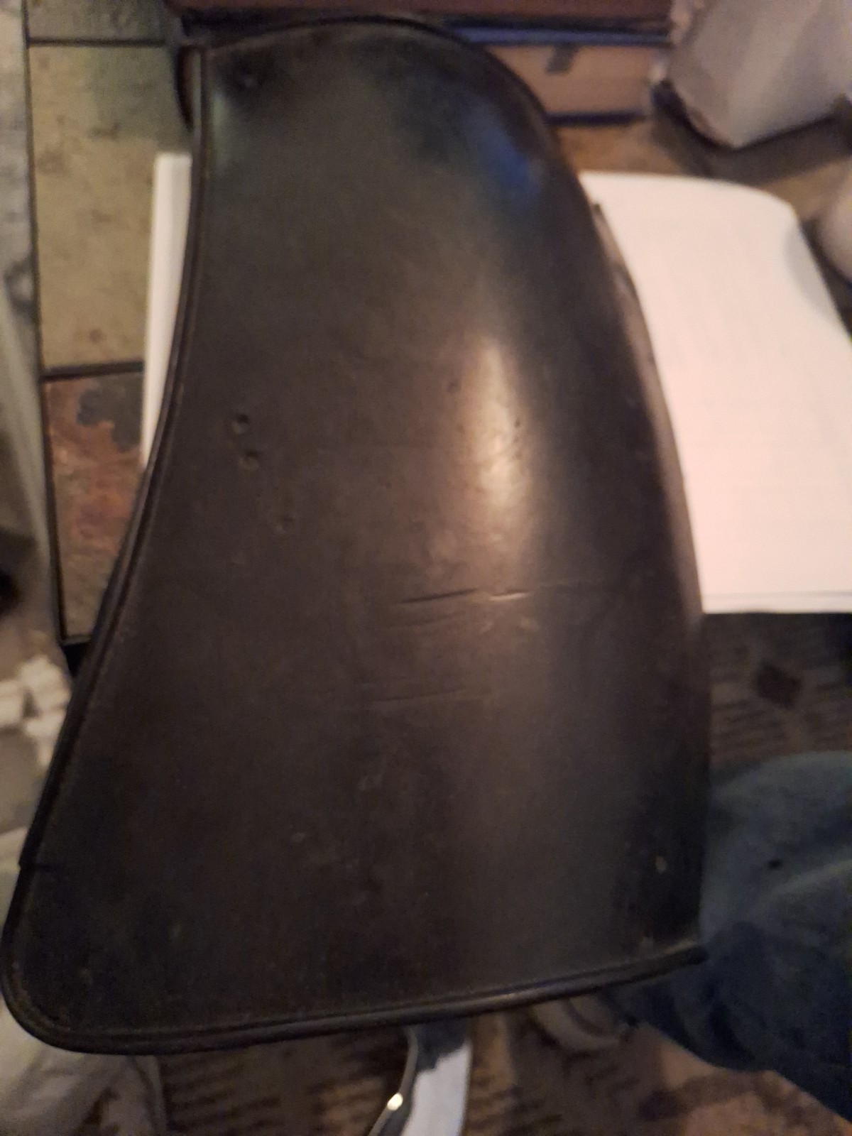 1942 1946 1947 Oldsmobile Custom Cruiser 98 NOS Rear Gravel Guard Stone Shield