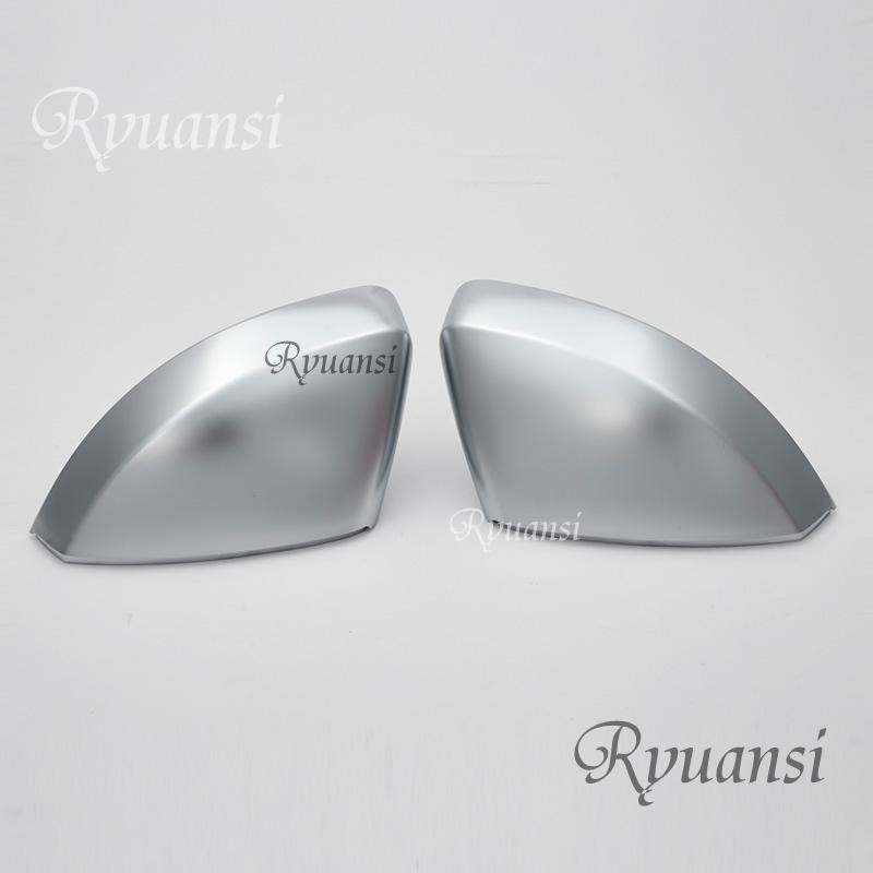 Silver Side Mirror Cap Covers for Audi A3 S3 8V RS3 2013-2020 with Lane Assist
