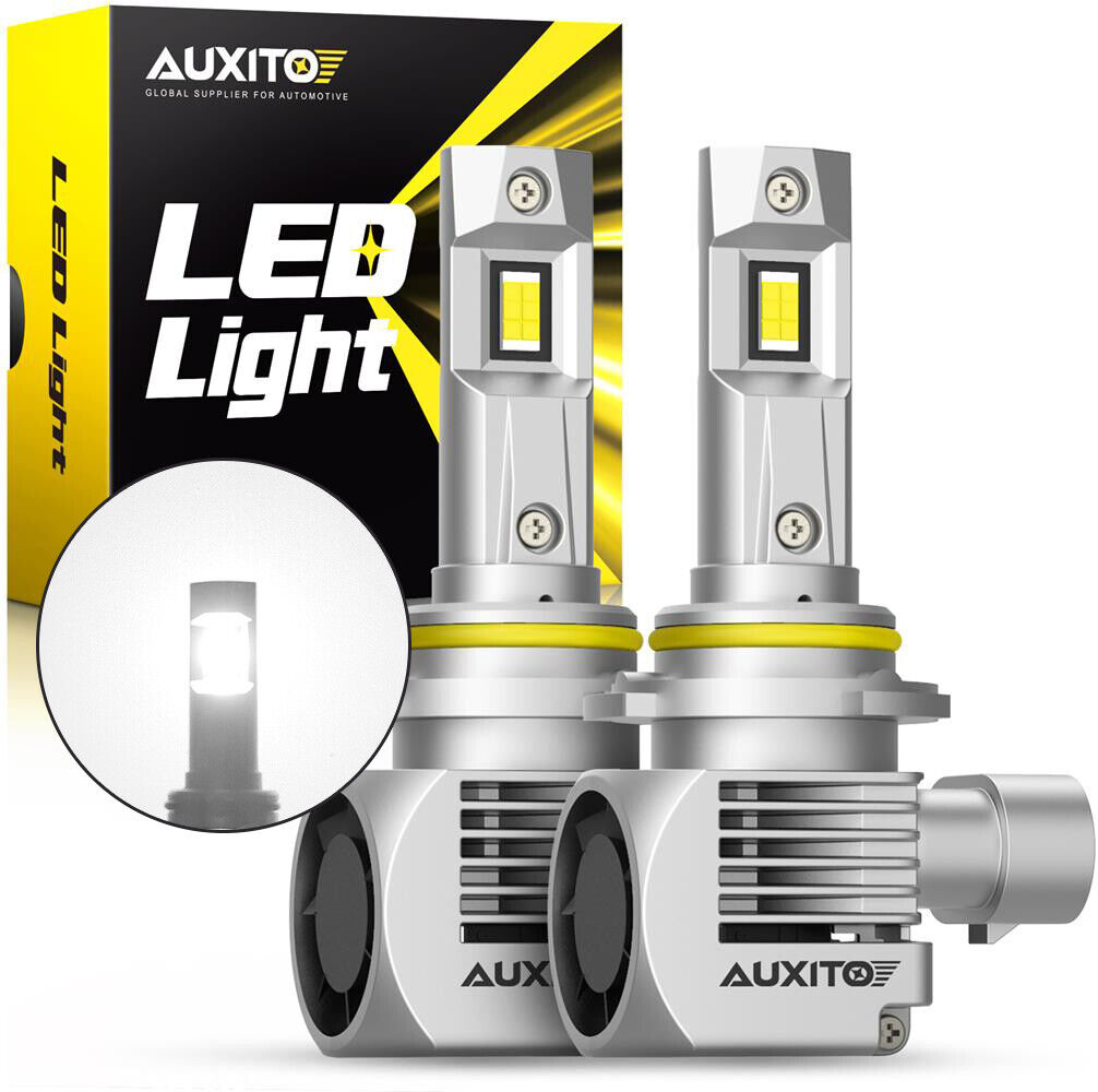 AUXITO CANBUS 9005 LED Headlight Super Bright Bulbs White High/Low Beam Q16 EOA