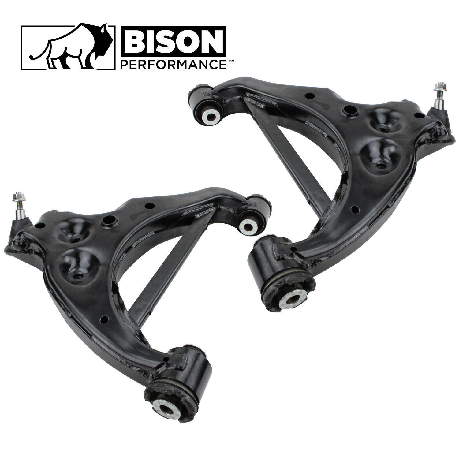 Bison Performance 2pc Set Front Lower Control Arm For Expedition F-150 Navigator