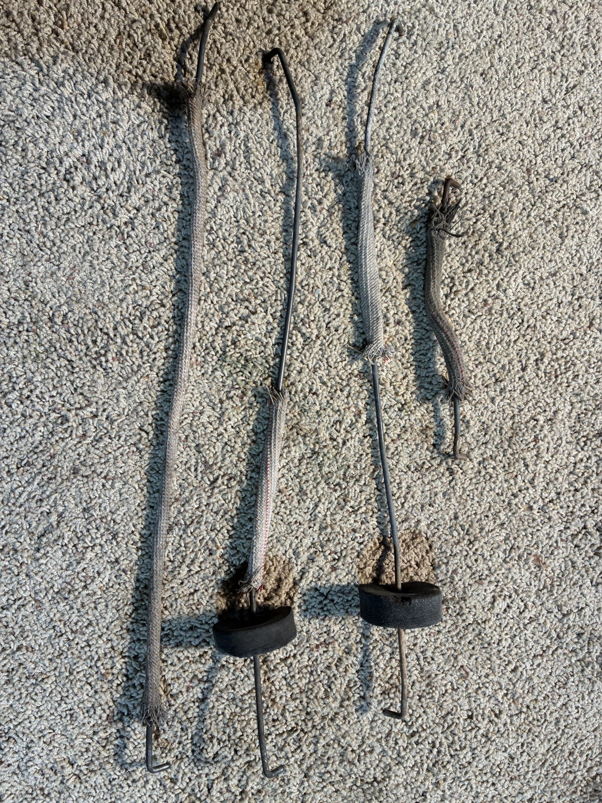 Jeep Commanche MJ Front Door Rods Jeep Commanche MJ Front Door Rods